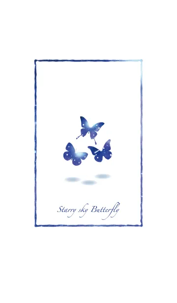 [LINE着せ替え] 星空ノ蝶 - Starry sky Butterfly -の画像1