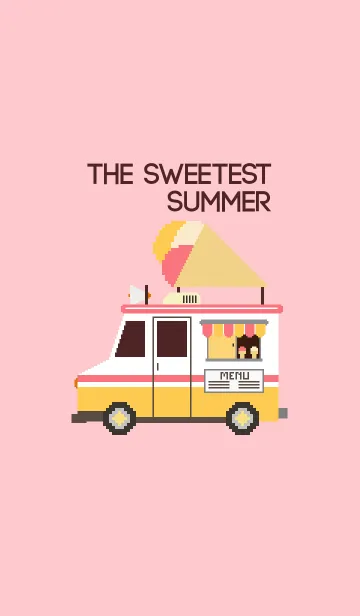 [LINE着せ替え] THE SWEETEST SUMMER (PINK)の画像1