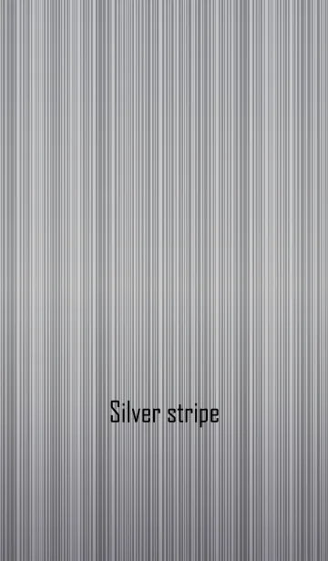 [LINE着せ替え] Silver stripe Theme.の画像1