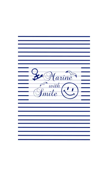 [LINE着せ替え] Marine with smileの画像1