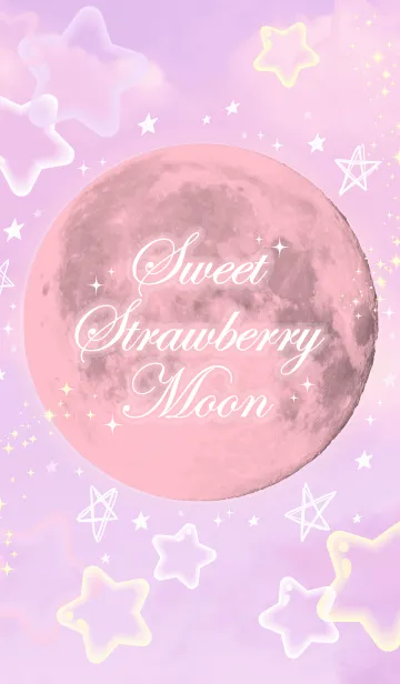 [LINE着せ替え] Sweet Strawberry moonの画像1