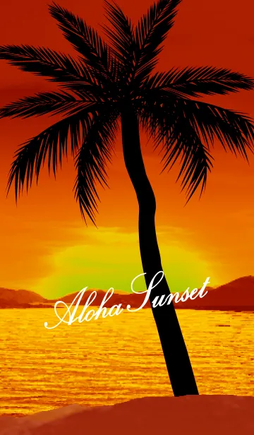 [LINE着せ替え] Aroha Sunset Beach 2の画像1