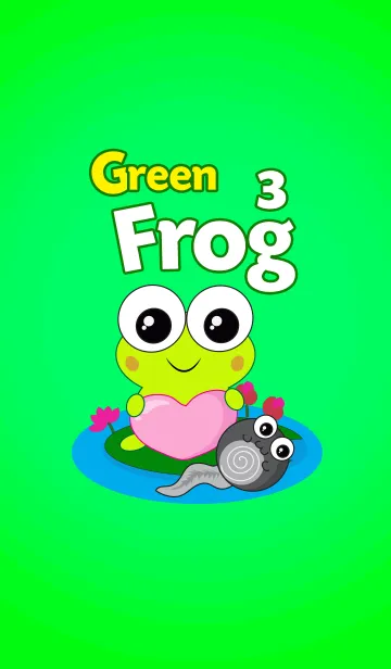 [LINE着せ替え] Green Frog 3の画像1