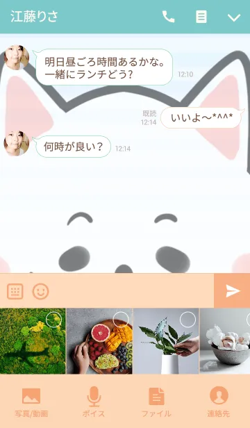 [LINE着せ替え] すみちゃん専用シンプルねこの名前着せ替えの画像4