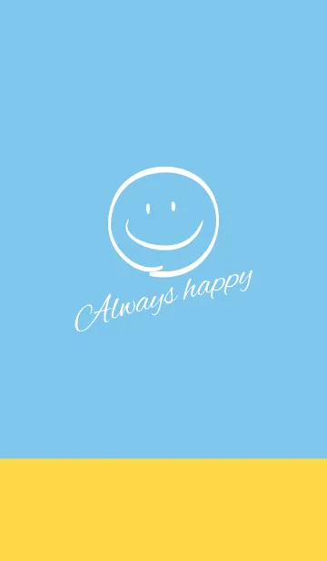 [LINE着せ替え] Always happy.の画像1