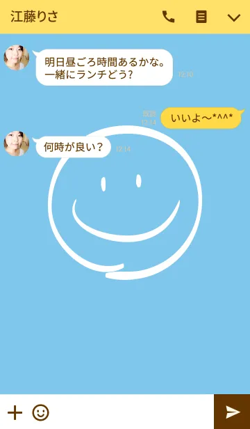 [LINE着せ替え] Always happy.の画像3