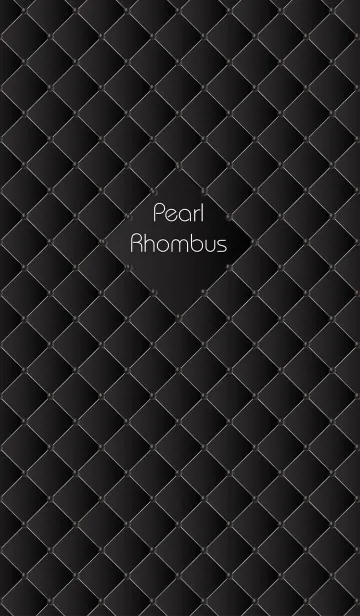 [LINE着せ替え] PEARL RHOMBUS BLACKの画像1