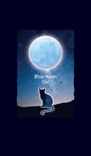 [LINE着せ替え] Blue moon Catの画像1