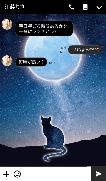 [LINE着せ替え] Blue moon Catの画像3