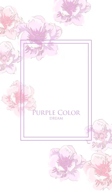 [LINE着せ替え] PURPLE Color dreamの画像1