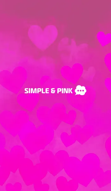 [LINE着せ替え] SIMPLE ＆ PINKの画像1