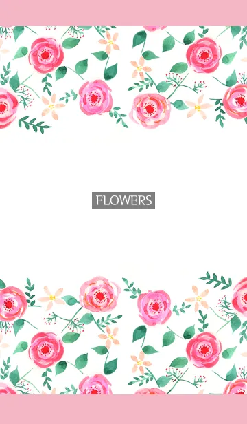 [LINE着せ替え] water color flowers_289の画像1