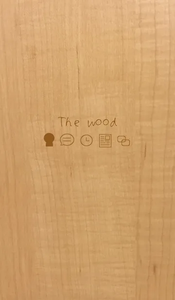 [LINE着せ替え] The woodの画像1