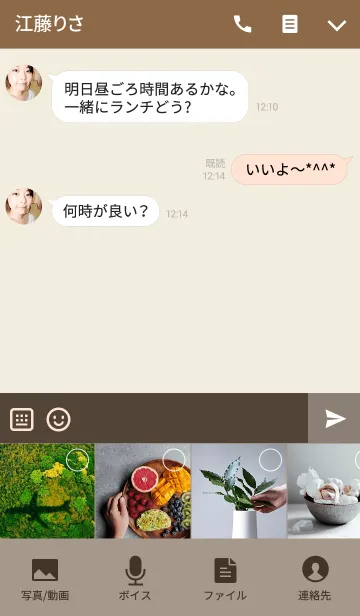 [LINE着せ替え] キツネのしっぽの画像4