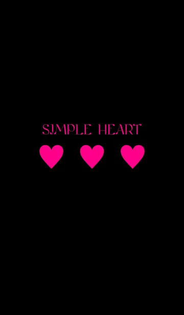 [LINE着せ替え] -SIMPLE HEART-の画像1