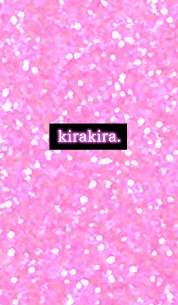 [LINE着せ替え] I love kirakira. glitter pink labelの画像1