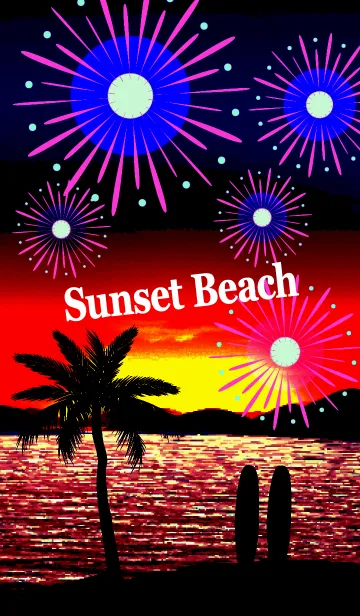 [LINE着せ替え] SUNSET BEACH 21の画像1