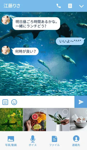 [LINE着せ替え] アクアリウム3の画像4