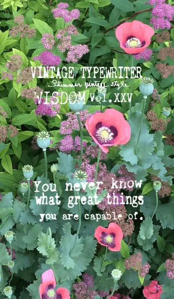 [LINE着せ替え] VINTAGE TYPEWRITER WISDOM Vol. XXVの画像1