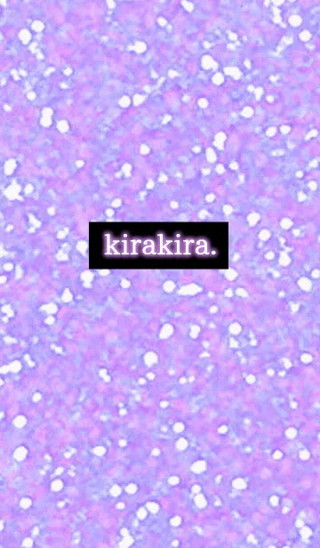 [LINE着せ替え] I love kirakira. glitter purple labelの画像1