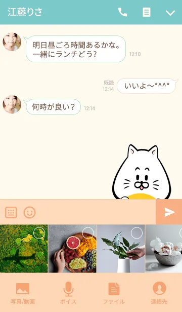 [LINE着せ替え] やまちゃん専用かわいい猫の名前着せかえの画像4