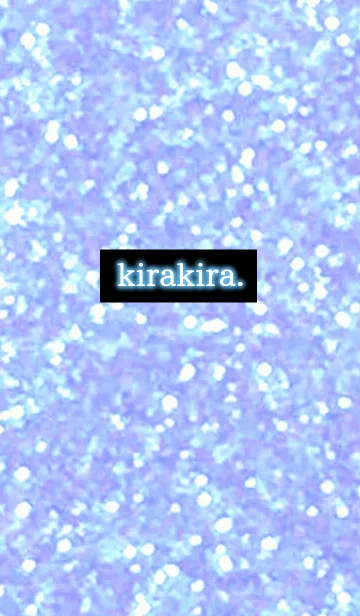 [LINE着せ替え] I love kirakira. glitter blue labelの画像1