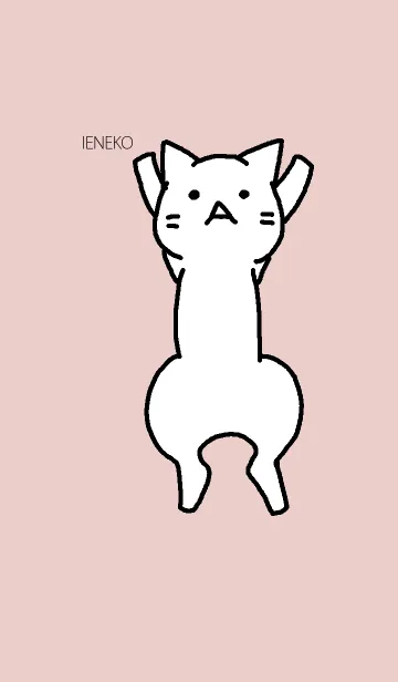 [LINE着せ替え] いえねこ ピンクの画像1