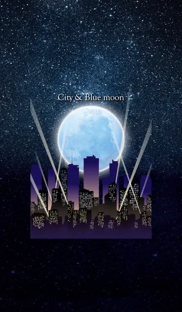 [LINE着せ替え] City ＆ Blue moonの画像1