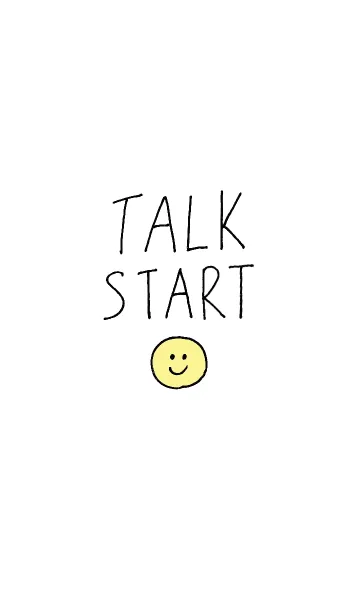 [LINE着せ替え] TALK STARTの画像1