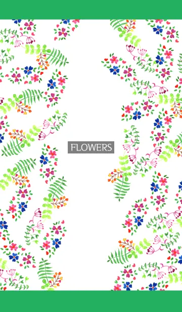 [LINE着せ替え] water color flowers_299の画像1