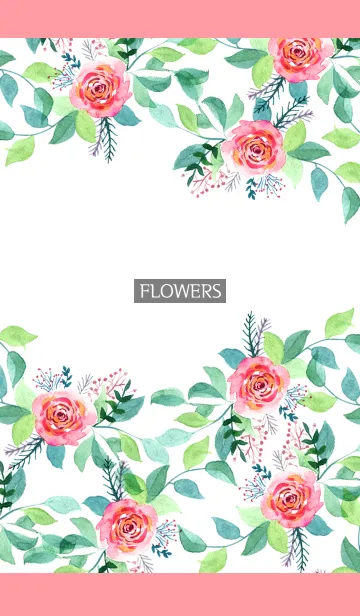 [LINE着せ替え] water color flowers_293の画像1