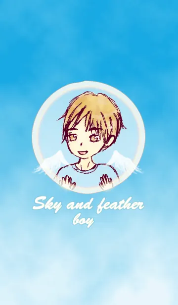 [LINE着せ替え] Sky and feather boyの画像1