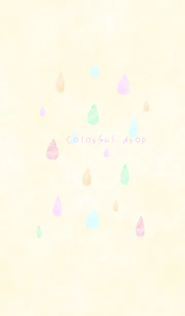 [LINE着せ替え] *Colorful drop*の画像1