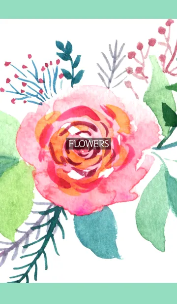 [LINE着せ替え] water color flowers_292の画像1