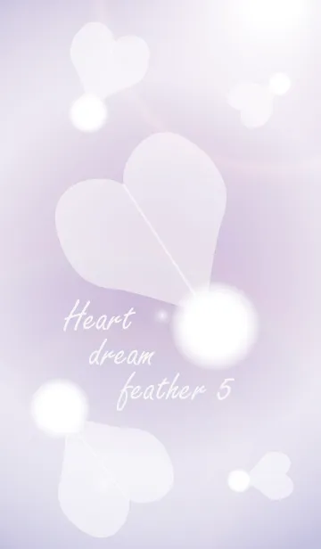 [LINE着せ替え] Heart dream feather 5の画像1