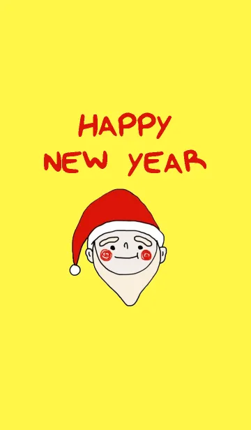 [LINE着せ替え] Santa, Happy New yearの画像1