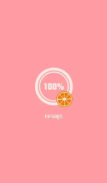 [LINE着せ替え] 100% orange Theme.の画像1