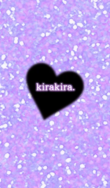 [LINE着せ替え] I love kirakira. glitter purpleの画像1