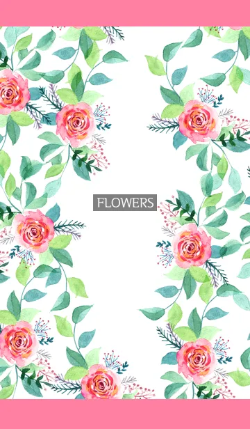 [LINE着せ替え] water color flowers_294の画像1