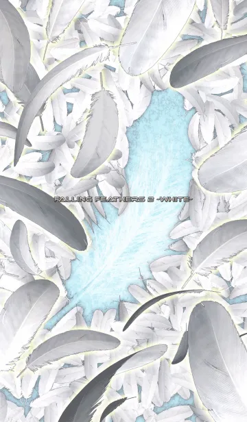 [LINE着せ替え] FALLING FEATHERS 2 -WHITE-の画像1