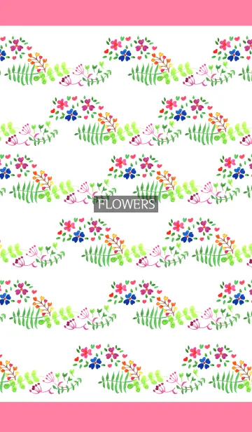 [LINE着せ替え] water color flowers_302の画像1