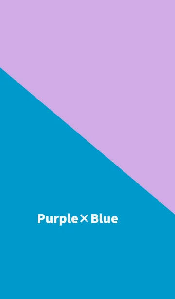 [LINE着せ替え] Purple × Blueの画像1