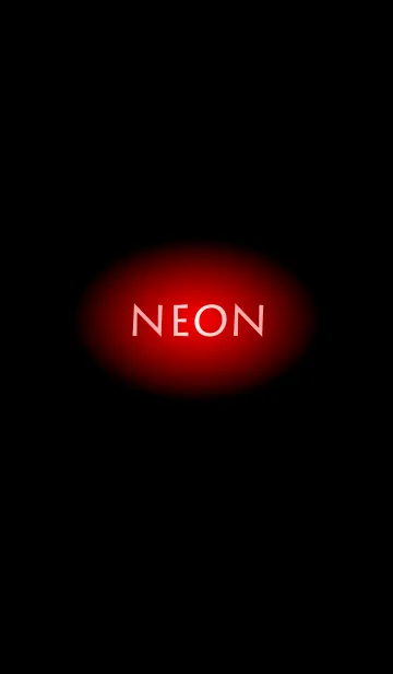 [LINE着せ替え] NEON シンプルネオン 赤の画像1