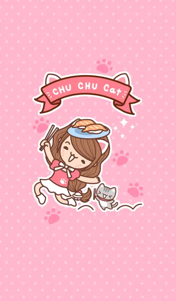 [LINE着せ替え] CHU CHU Catの画像1