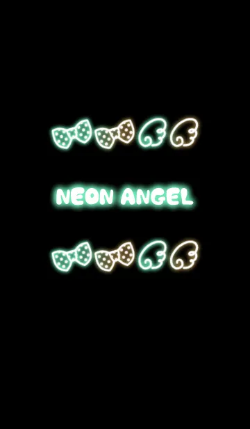 [LINE着せ替え] DREAM NEON ANGEL 3 CHOCO MINTの画像1