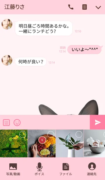 [LINE着せ替え] みえちゃん専用のネコのなまえ名前着せ替えの画像4