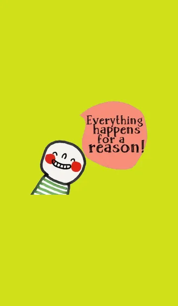 [LINE着せ替え] Mike, Everything happens for the reason.の画像1