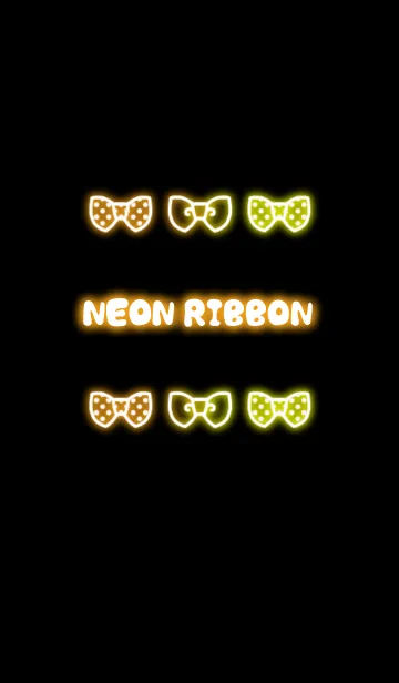 [LINE着せ替え] DREAM NEON RIBBON 7の画像1