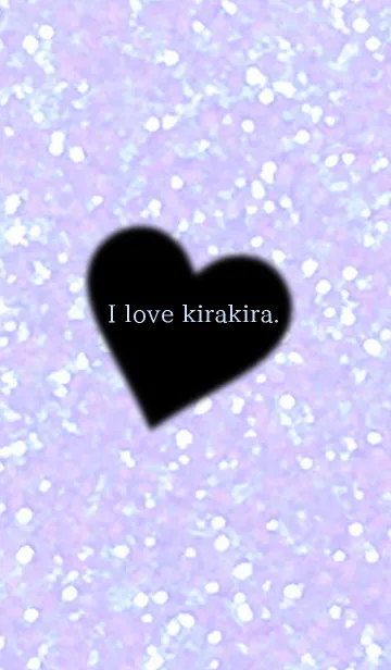 [LINE着せ替え] I love kirakira. blueの画像1