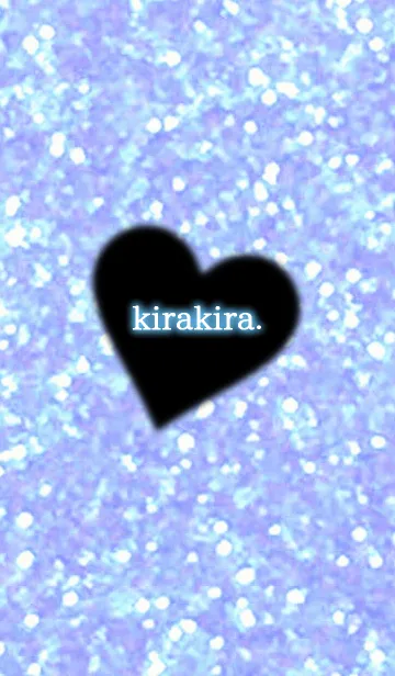 [LINE着せ替え] I love kirakira. glitter blueの画像1